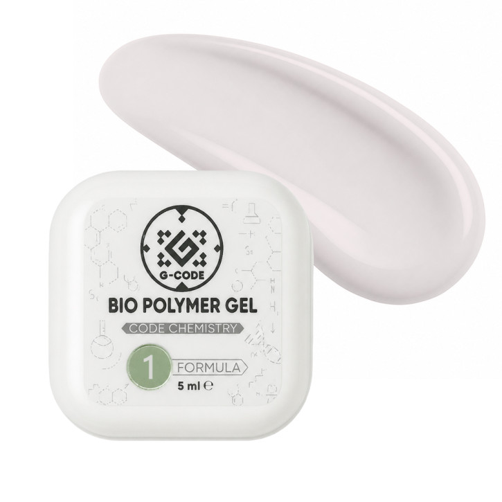 Bio Polymer Gel G-Code — біо-полімерний гель для укріплення та нарощування нігтів (професійний) #1